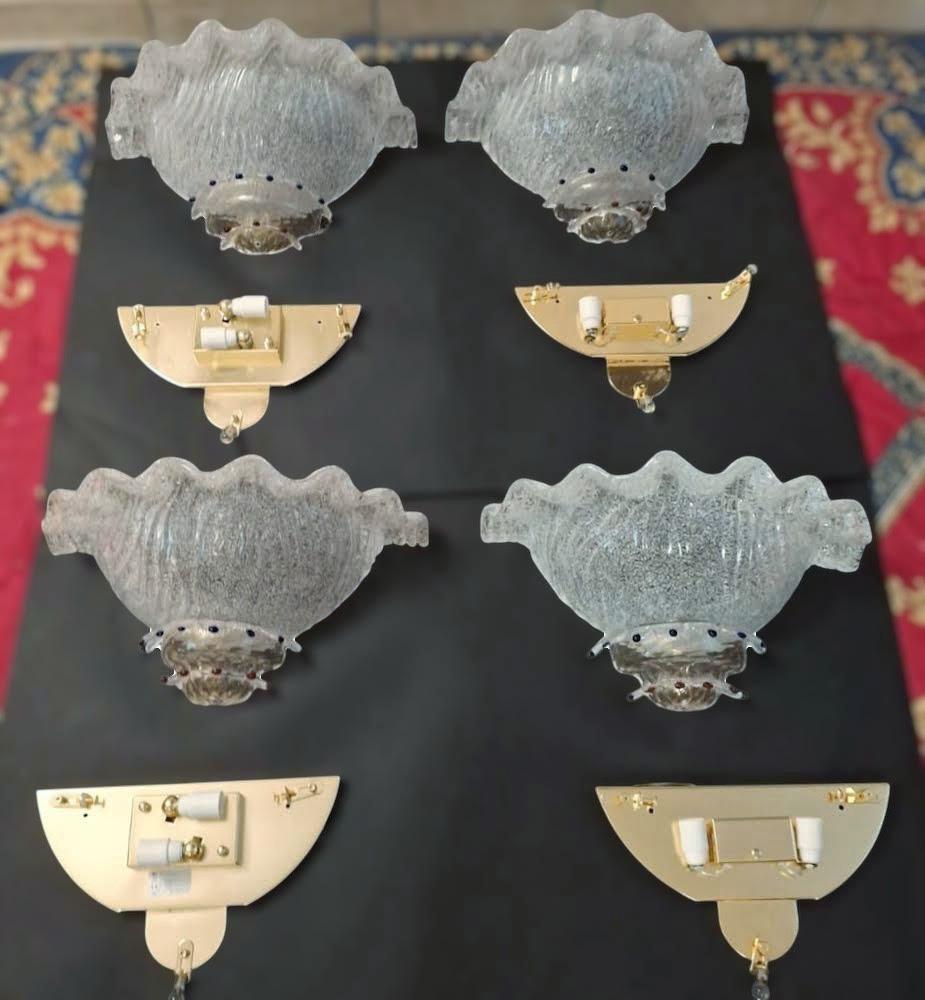 Pair of Uplight Graniglia Sconces, 2 Pairs Available For Sale 6
