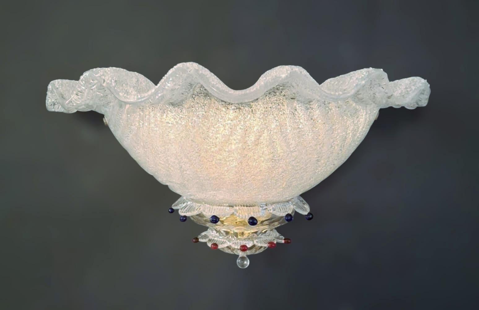 Pair of Uplight Graniglia Sconces, 2 Pairs Available In Good Condition For Sale In Los Angeles, CA