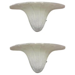 Pair of Uplight Sconces by Seguso, 2 Pairs Available