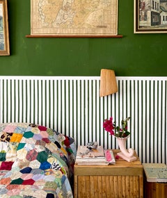 Pair of Upside Downward Pencil Reed Wall Lamp