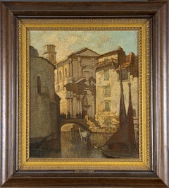 Pair of Urban Views, "Venice", Marianne Lucy Le Poer Trench 'England, 1888-1940'