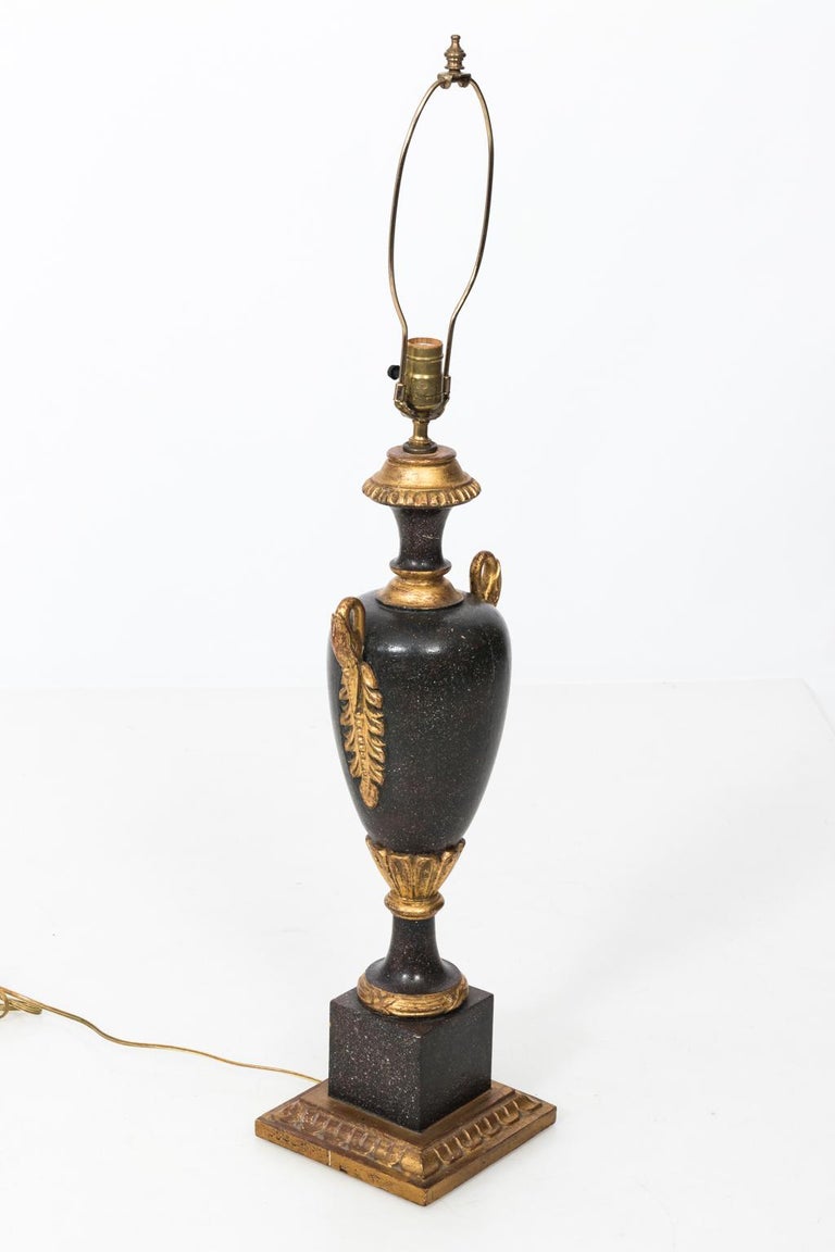 Pair of Urn Shaped Lamps at 1stDibs