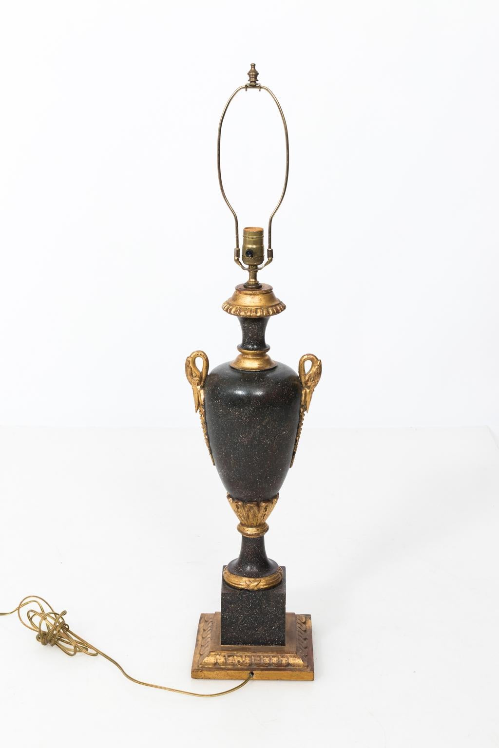 Neoclassical Pair of Urn Shaped Lamps