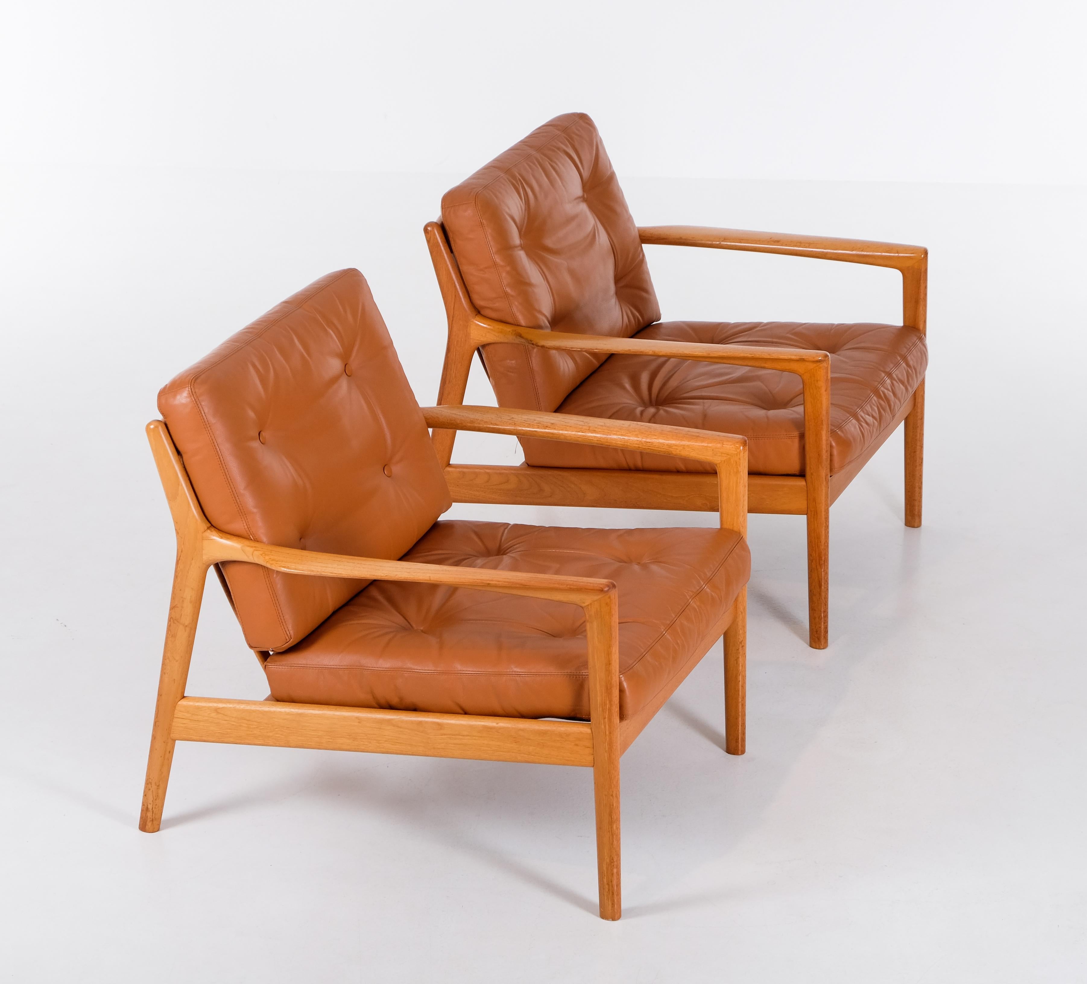 Pareja de USA-75 de Folke Olsson para DUX, años 60 mediados del siglo XX en venta