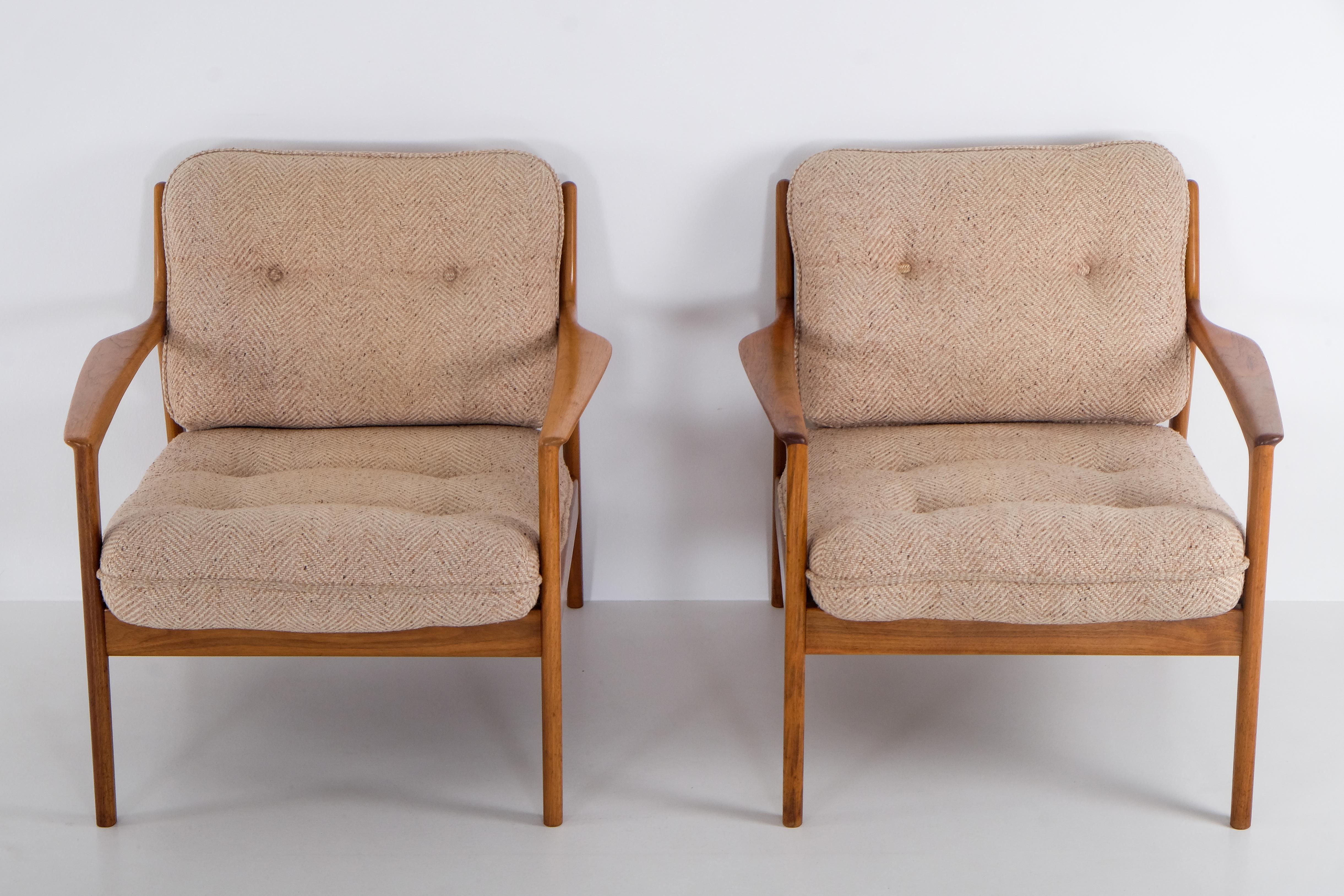Paire d'USA-75 de Folke Olsson pour DUX, Suède, années 1960 en vente 3