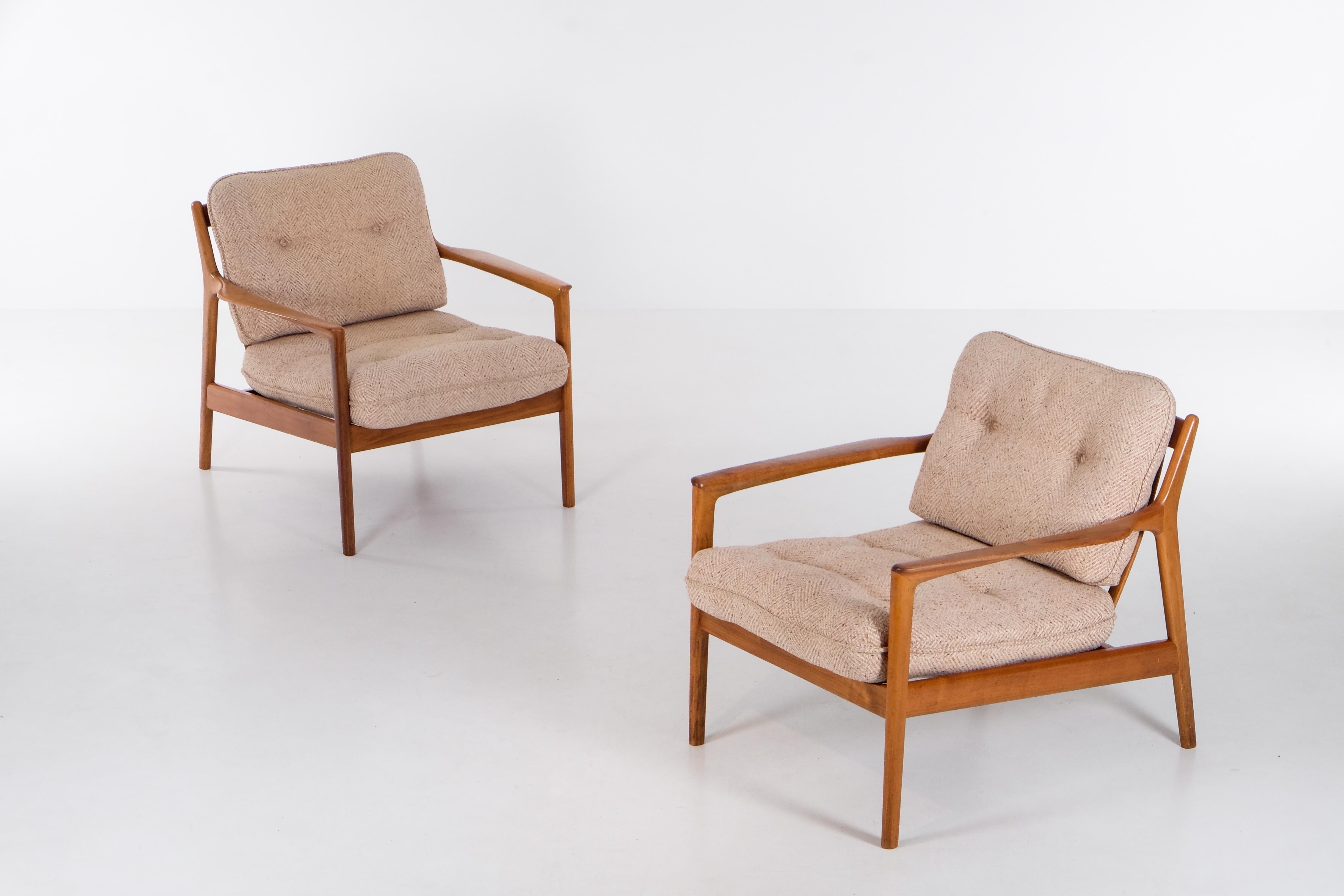 Suédois Paire d'USA-75 de Folke Olsson pour DUX, Suède, années 1960 en vente