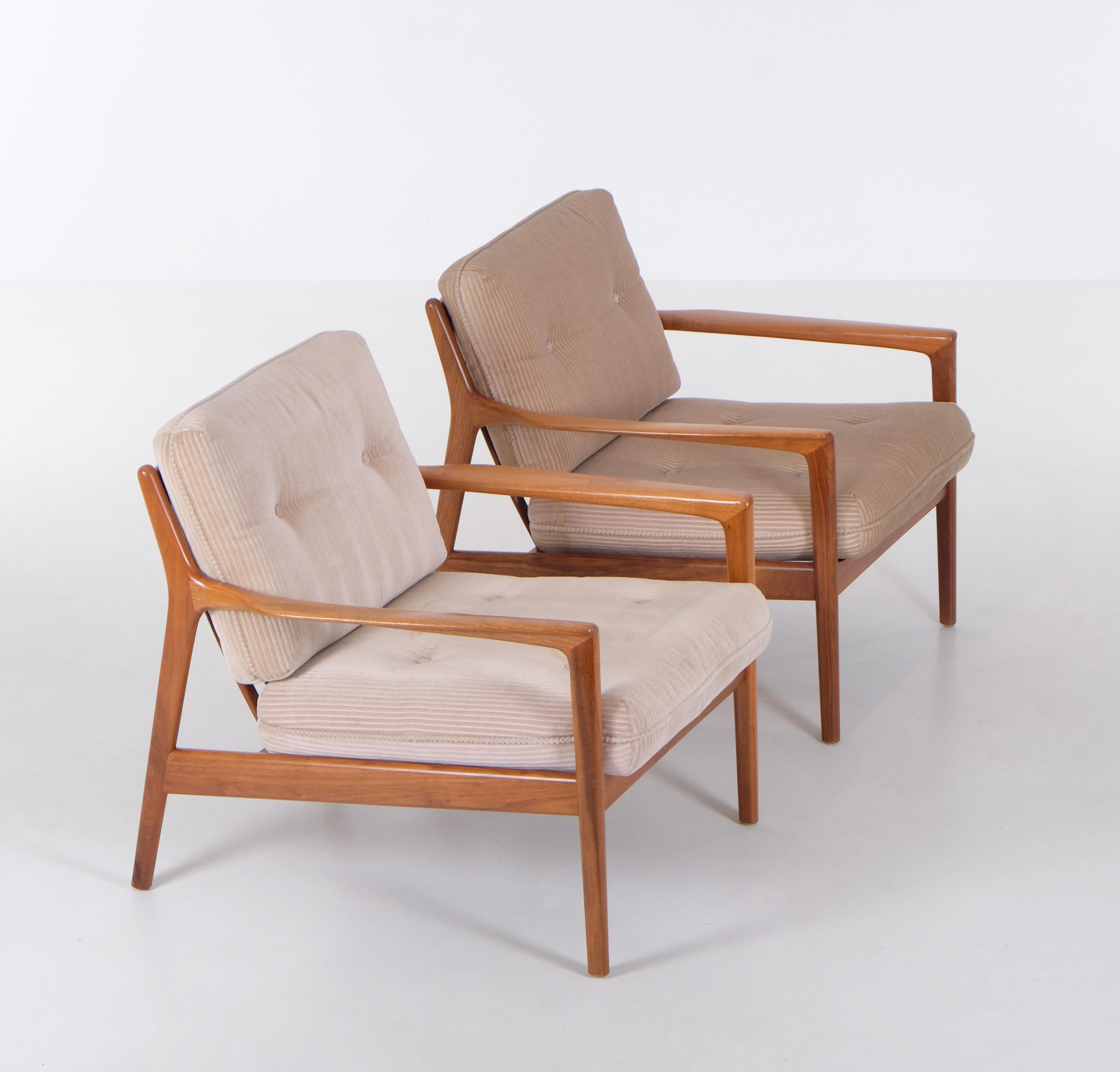 Pair of USA-75 by Folke Olsson for DUX, Sweden, 1960s For Sale 2
