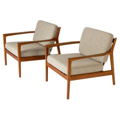 Pair of "USA 75" Lounge Chairs by Folke Ohlsson, Sweden, 1960s