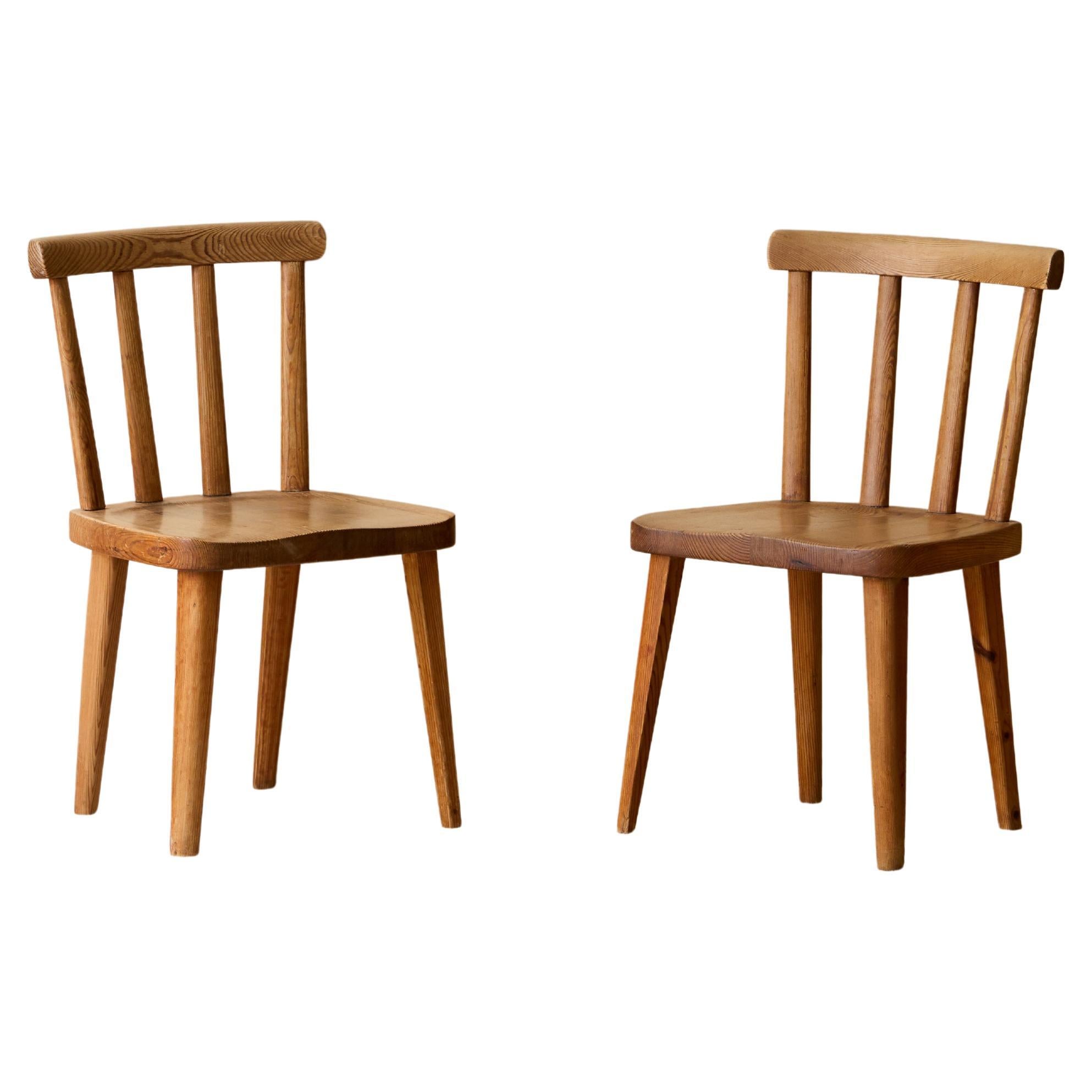 Pair of "Utö" Chairs by Axel-Einar Hjorth, 1930s