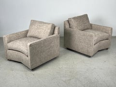 Pair of V Shaped Lounge chairs by Baker