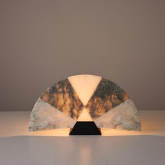 Pareja de lámparas de sobremesa V584 "Ventaglio" de Angelo Mangiarotti para Skipper