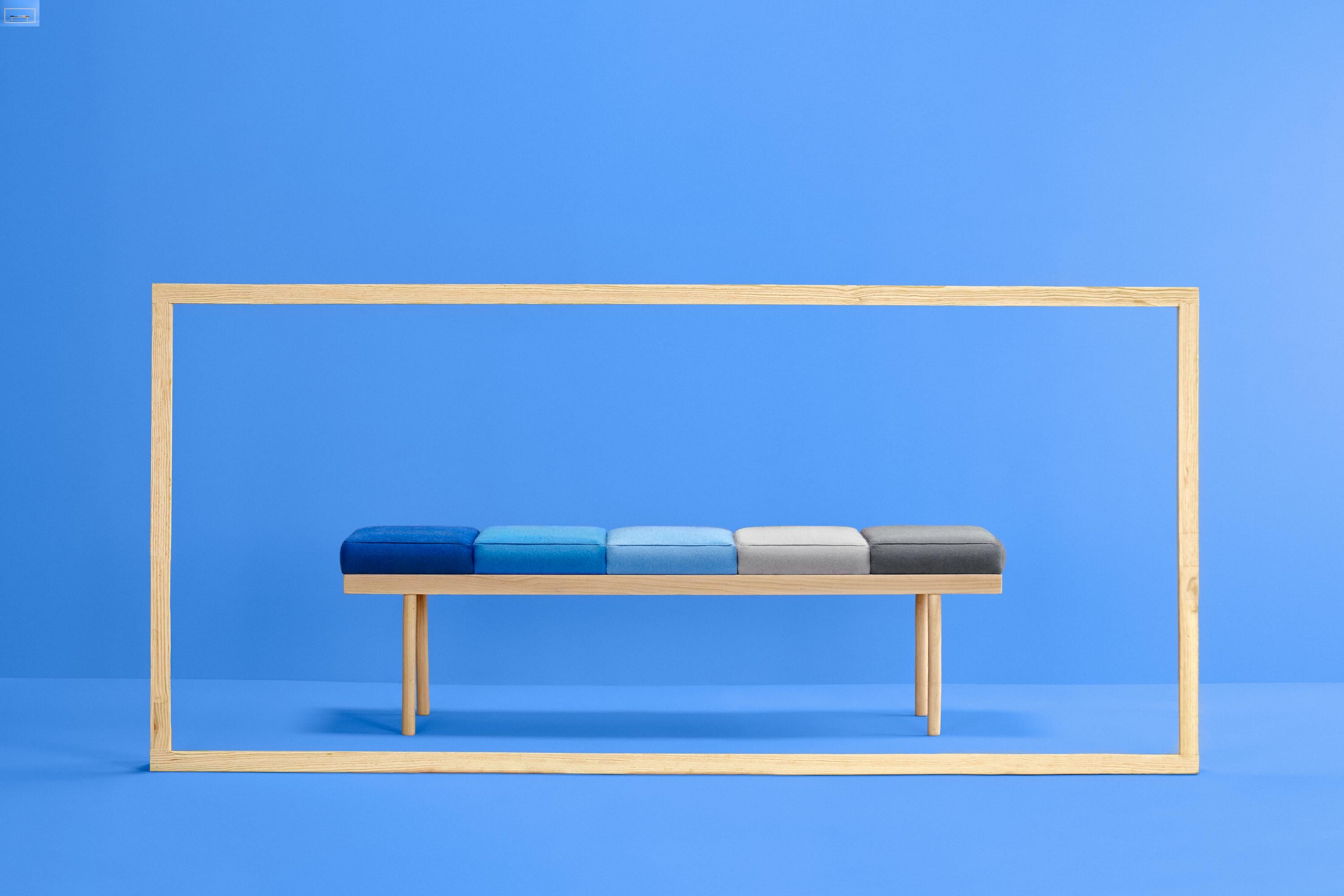 Modern Pair of Valentino Bench by Pepe Albargues For Sale