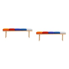 Paire de bancs Valentino de Pepe Albargues