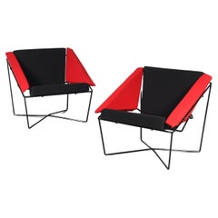 Retro Pair of “Van Speyk” Chairs by Rob Eckhardt for Pastoe, Netherlands 1984