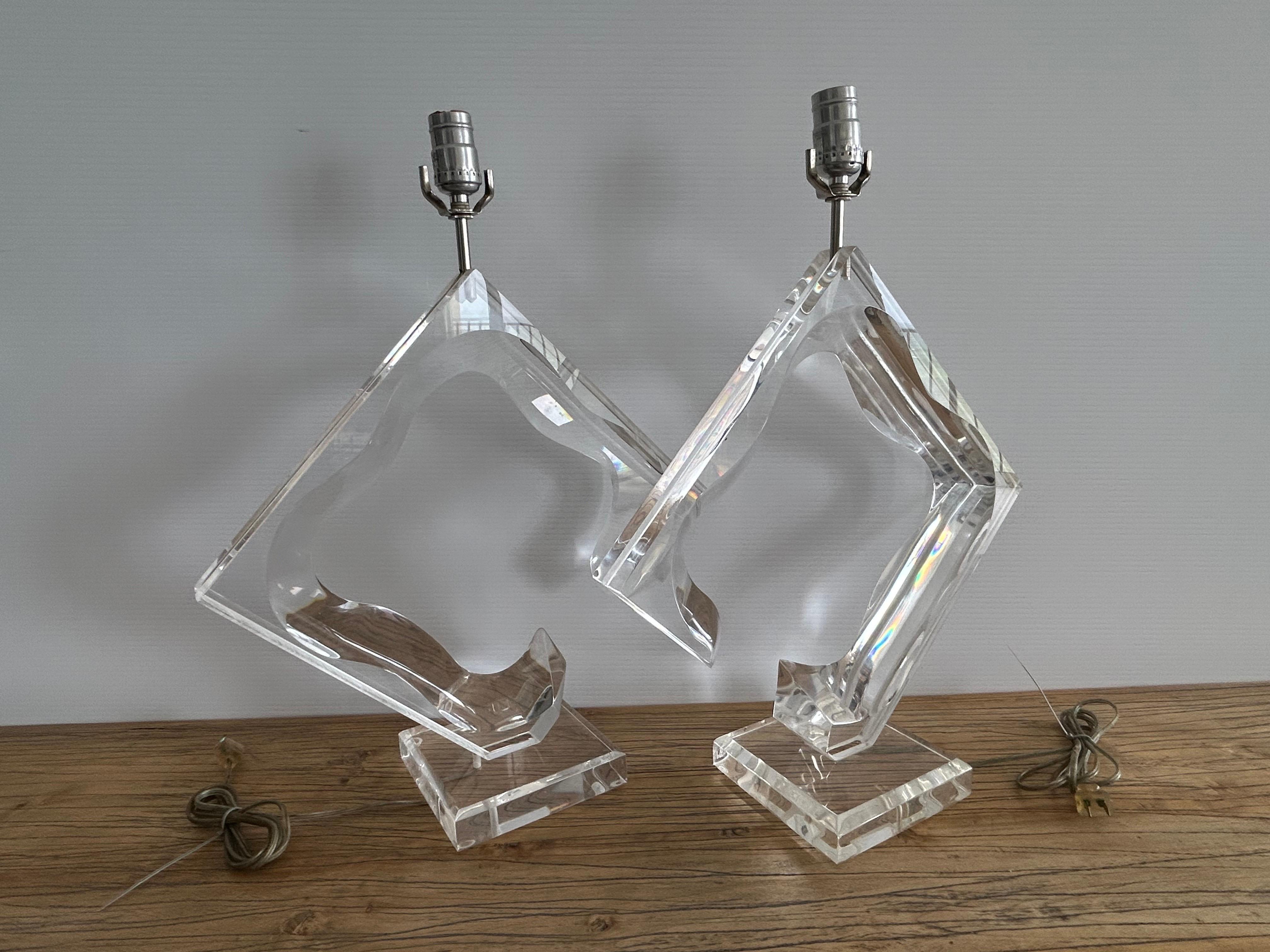 Pair of Van Teal table lamps In Good Condition For Sale In West Palm Beach, FL