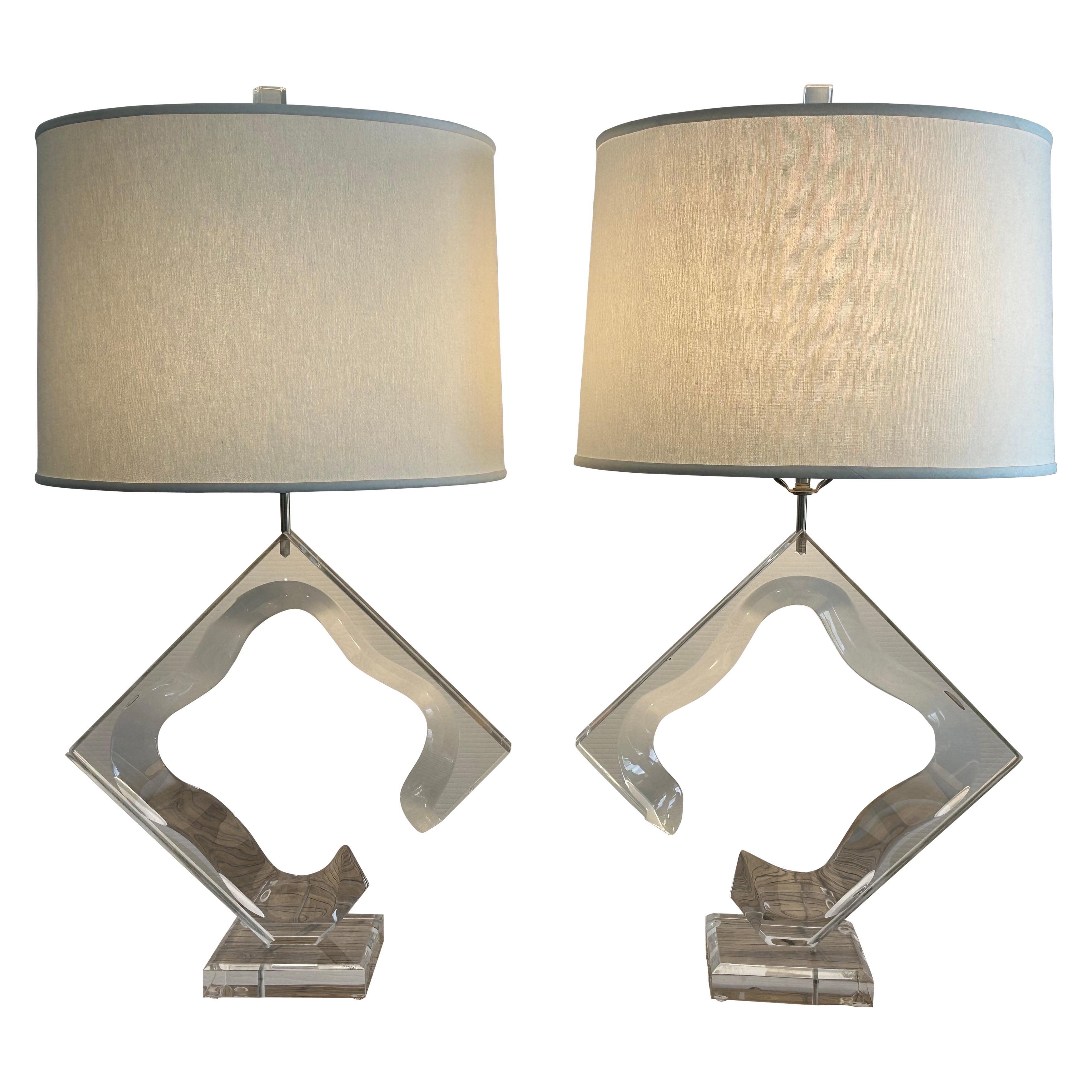 Pair of Van Teal table lamps For Sale