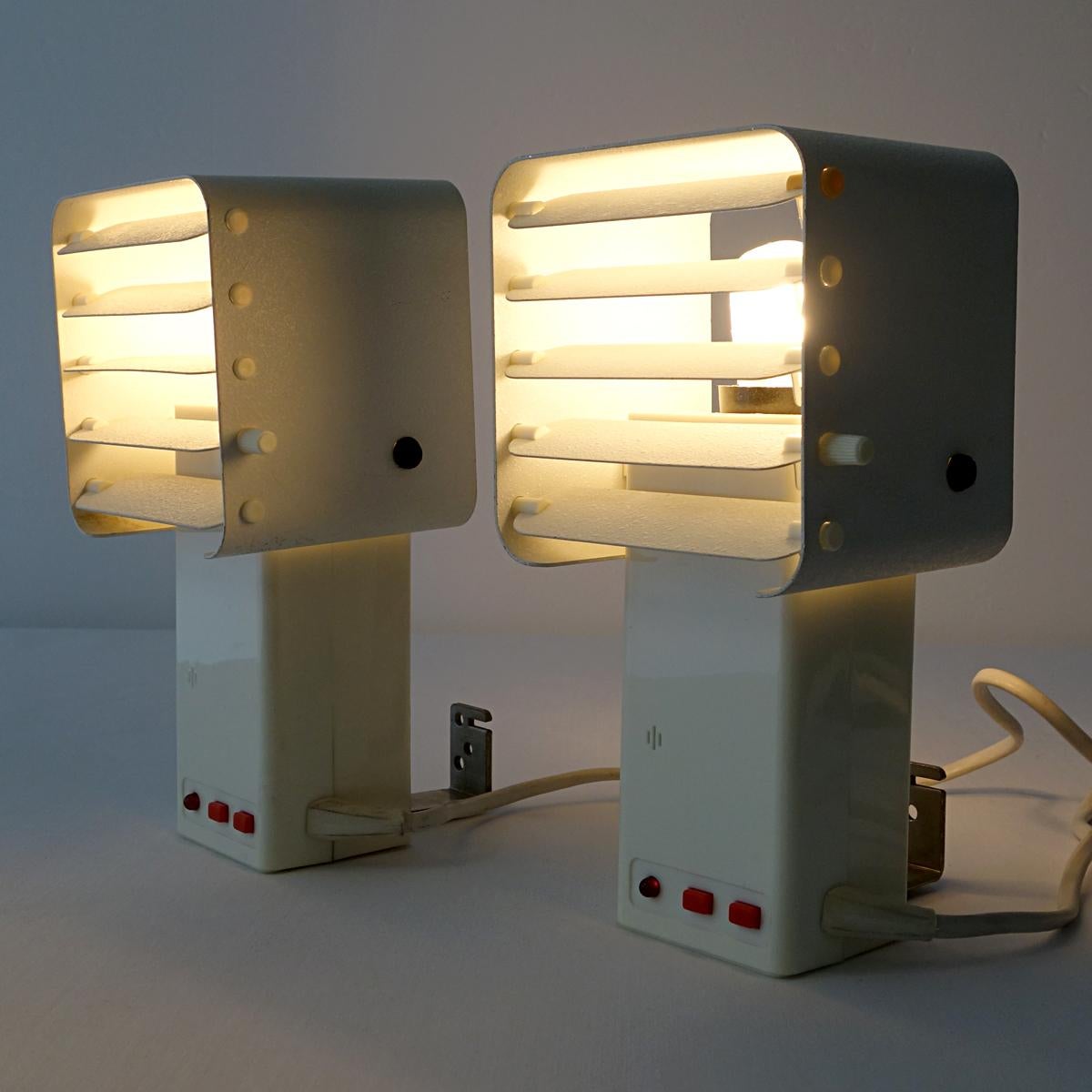 Pair of Varolux Automatic Lamps by Hartmut Voigt for VEB Messgeraetewerk 3