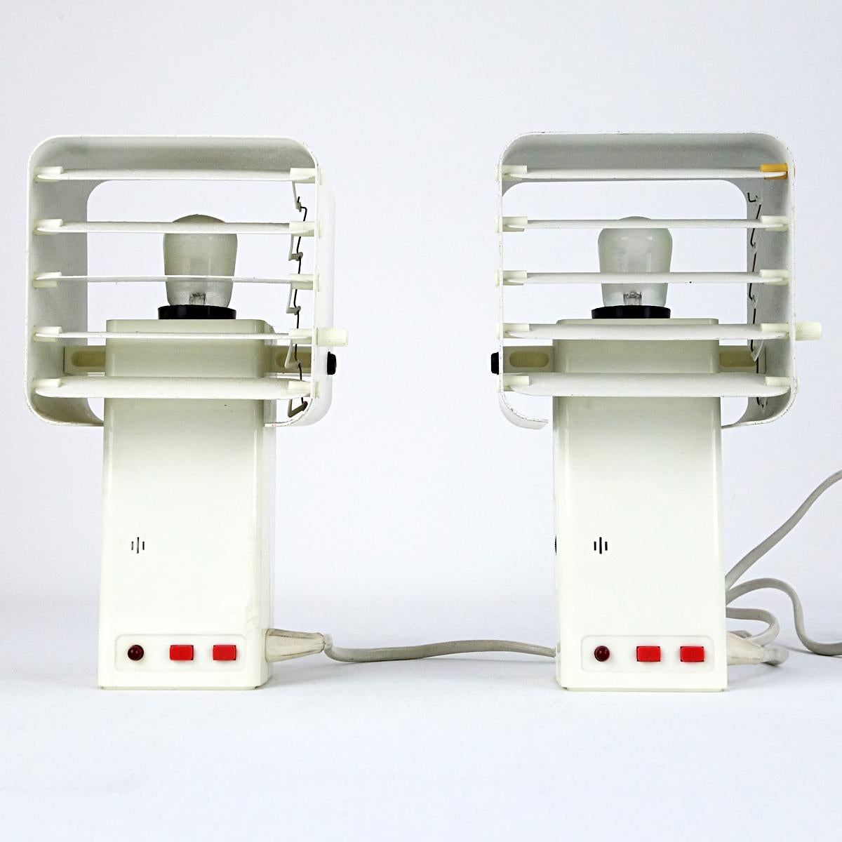 Mid-Century Modern Pair of Varolux Automatic Lamps by Hartmut Voigt for VEB Messgeraetewerk