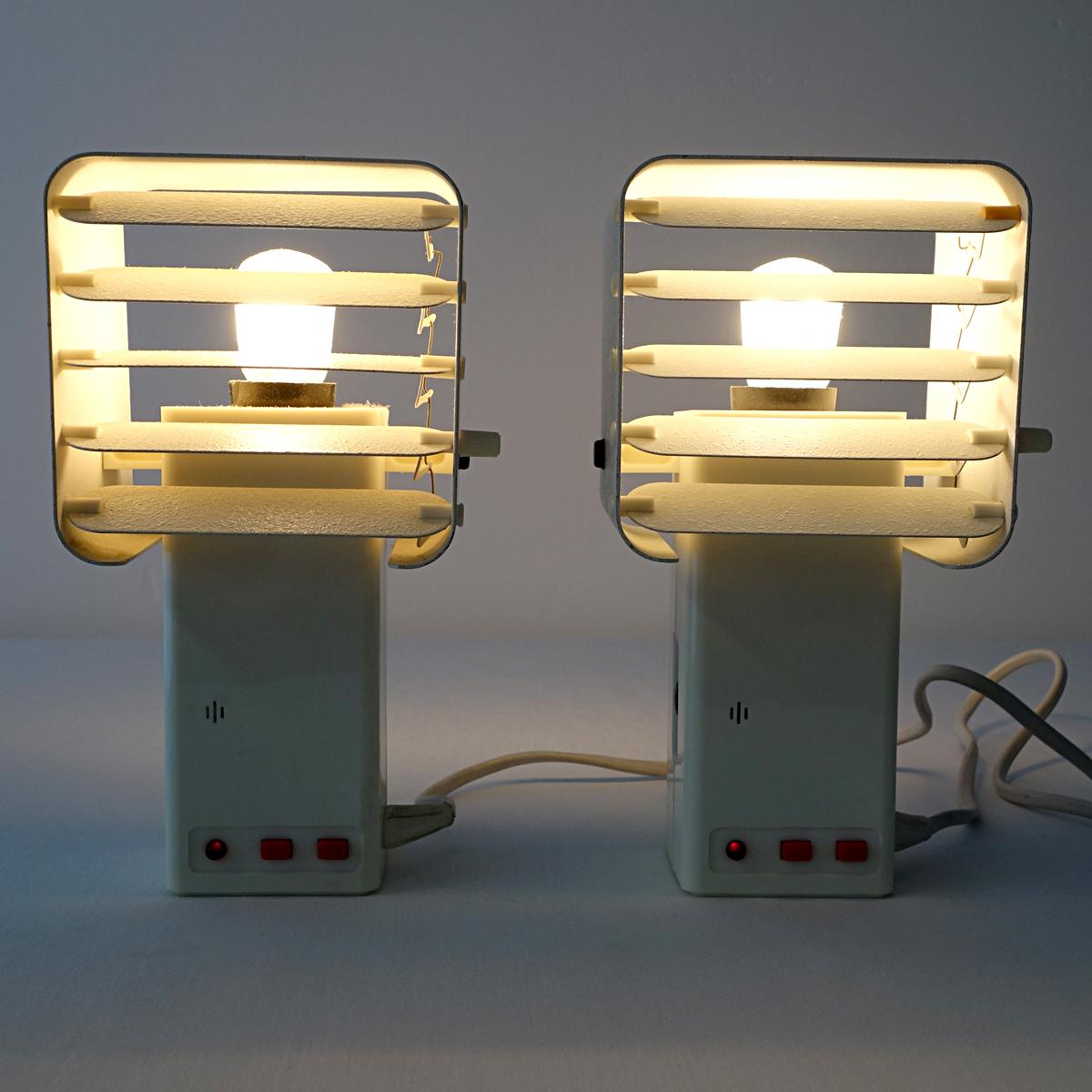 Pair of Varolux Automatic Lamps by Hartmut Voigt for VEB Messgeraetewerk 2