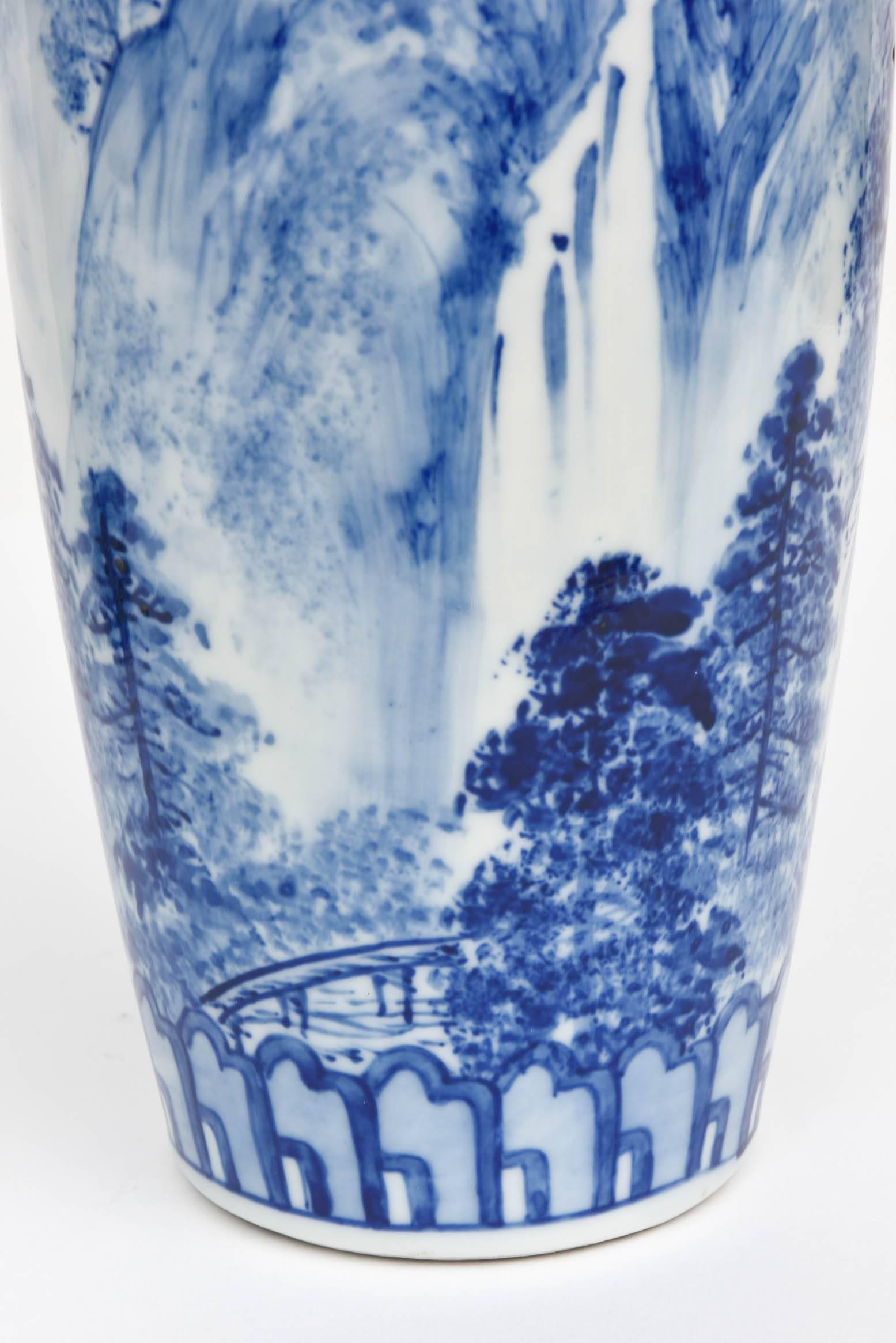 antique blue and white porcelain