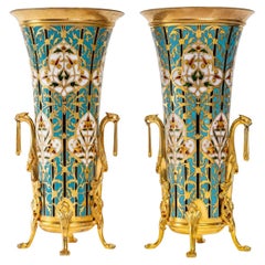 Pair of Vases by Ferdinand Barbedienne, Napoleon III period