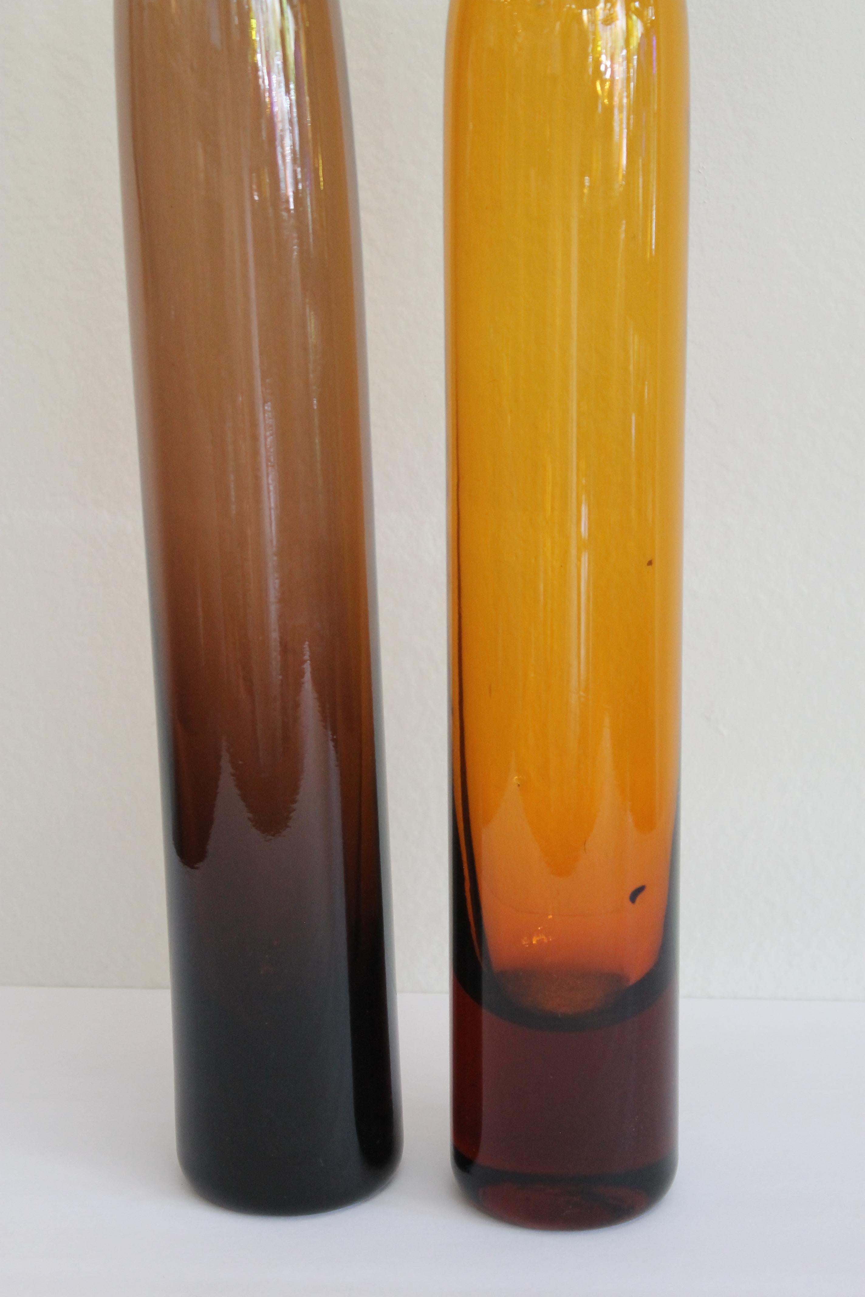American Pair of Vases by Joel Myers, Model No. 6427 for Blenko