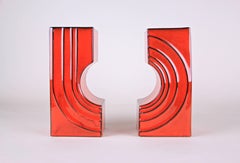 Pair of Vases "Fat Lava" by Cari Zalloni, Italy, circa 1970