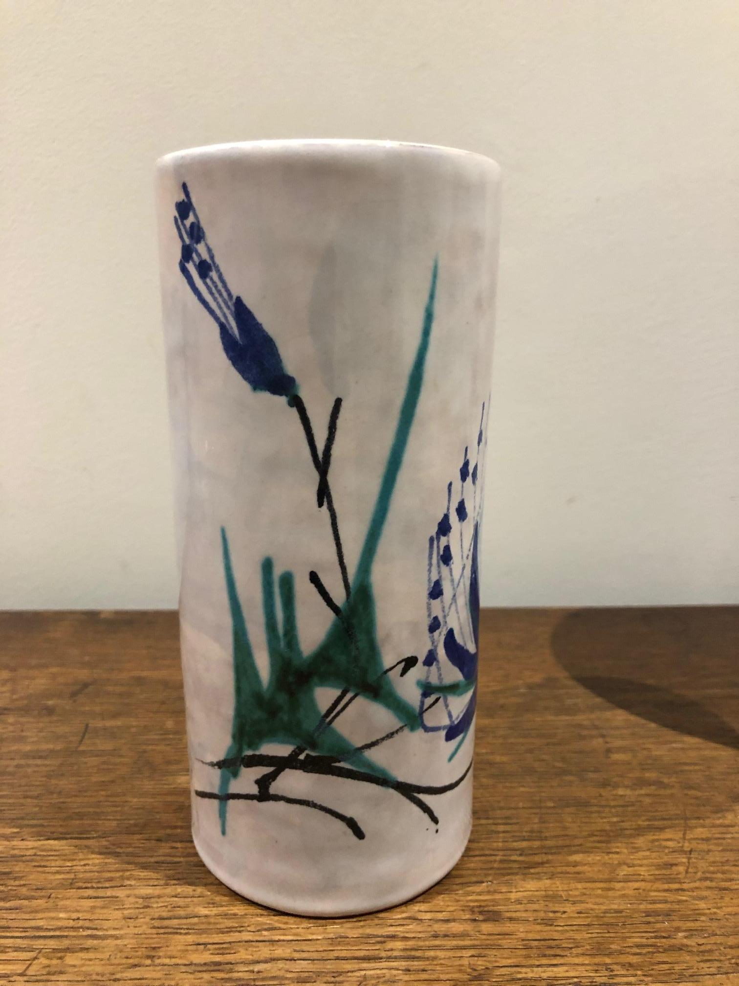 Pair of Vases from Vallauris Signed Le Brescon 2