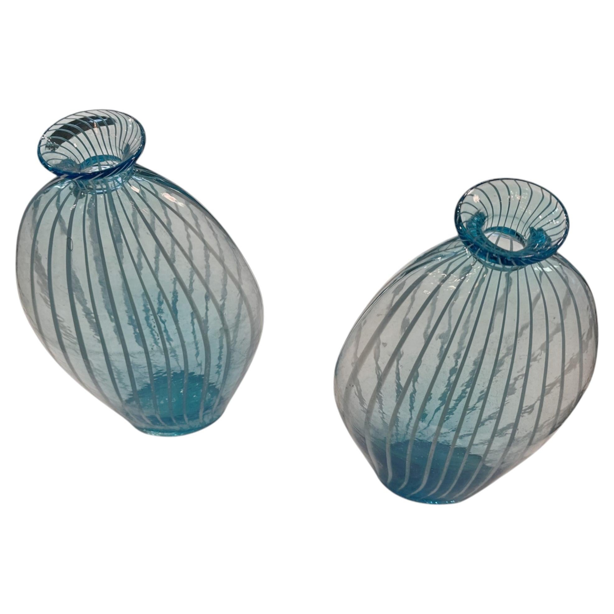 Pair of Vases in Murano, 1970, Italian