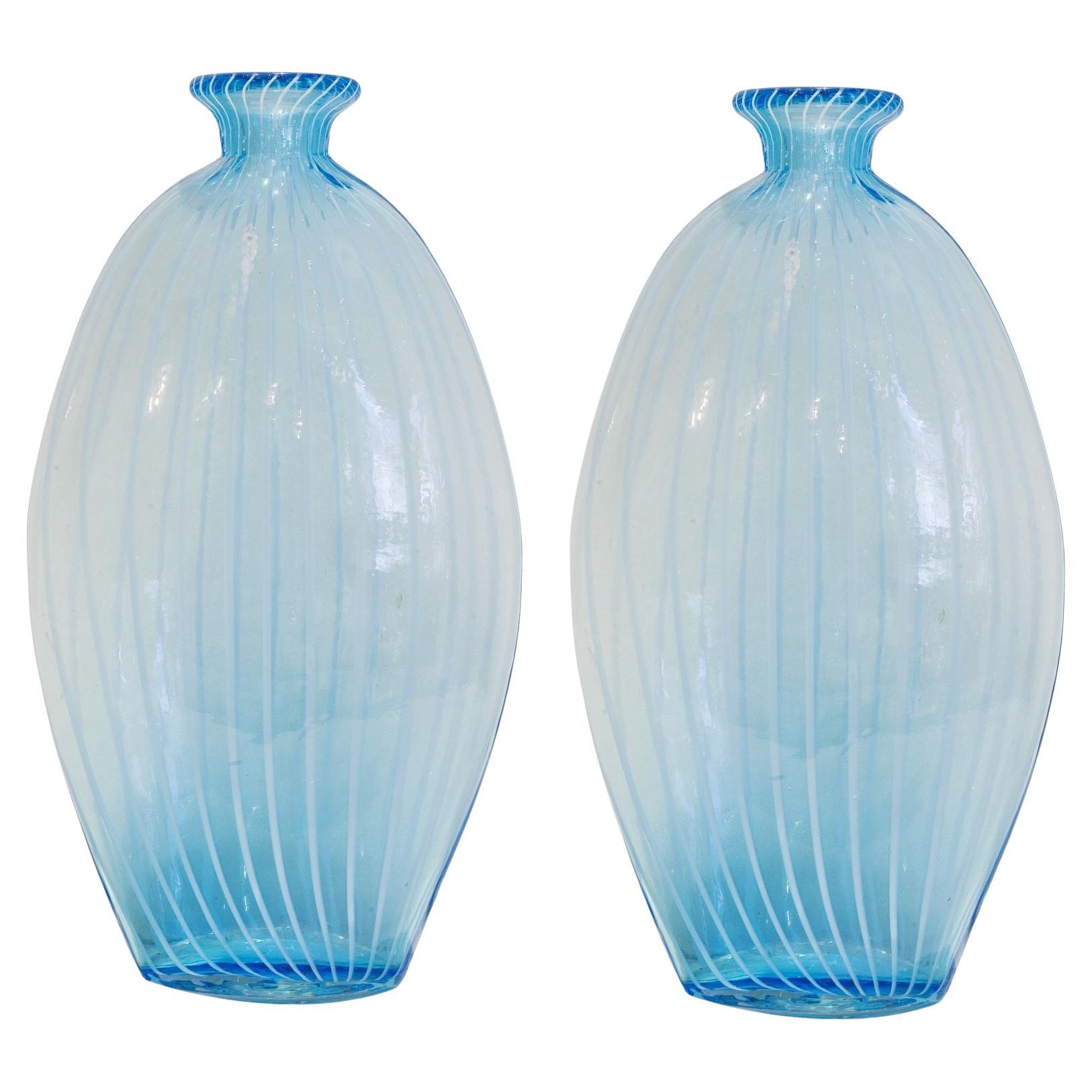 Paar Vasen aus Murano, 1970, italienisch