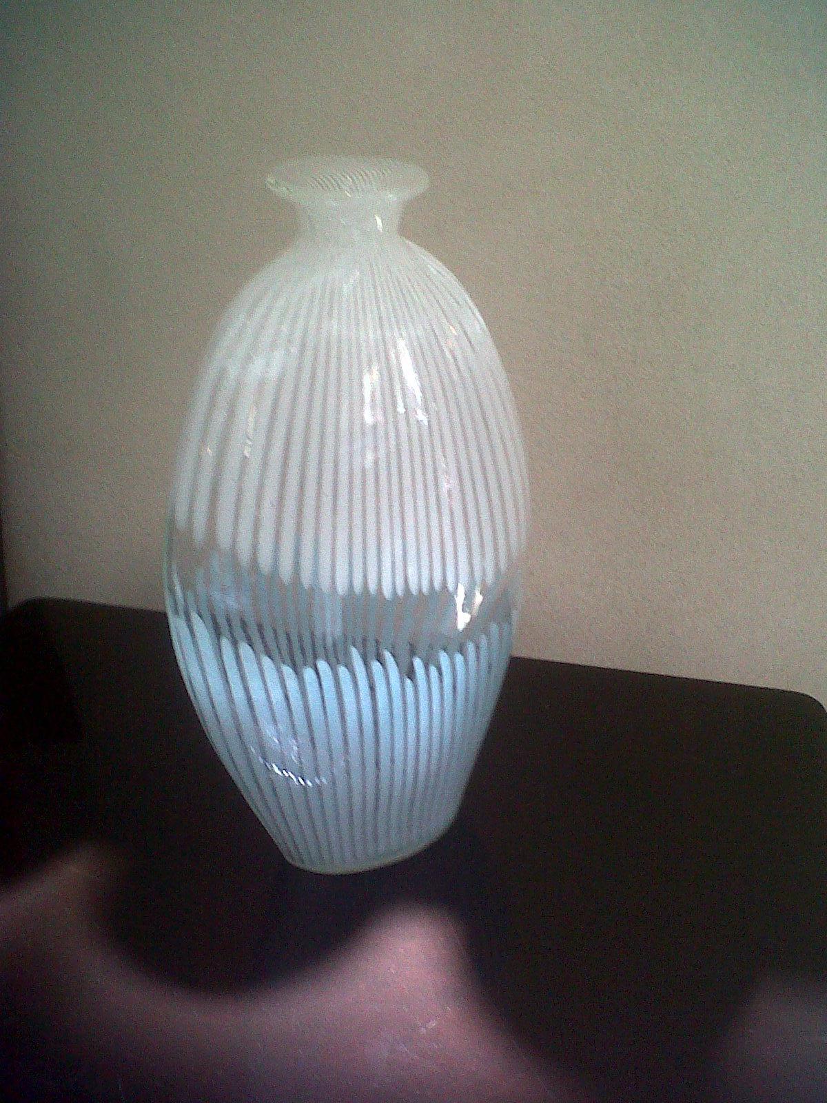 Ère spatiale Paire de vases de Murano, 1970, Italie en vente