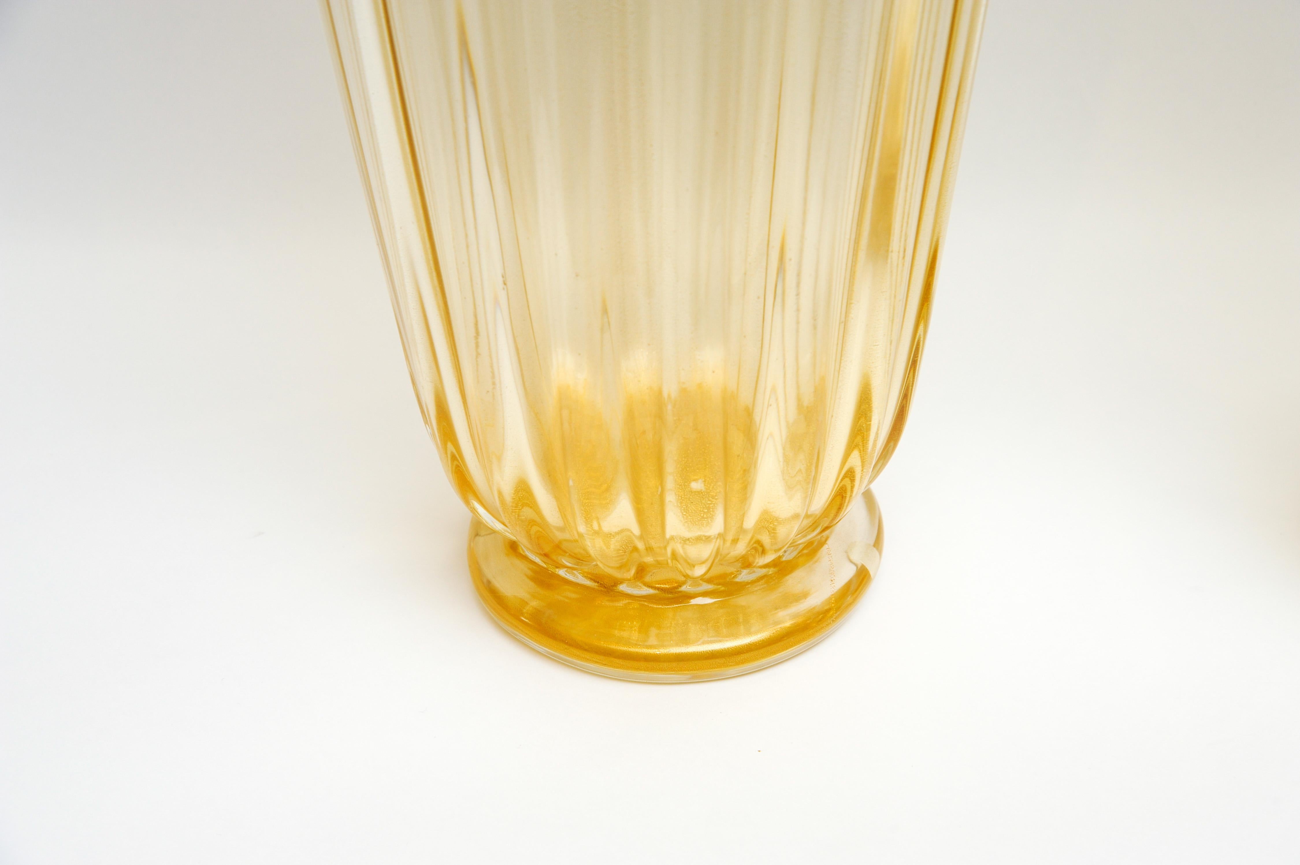 Pair of Vases in Murano Glass im Zustand „Hervorragend“ in Saint ouen, FR