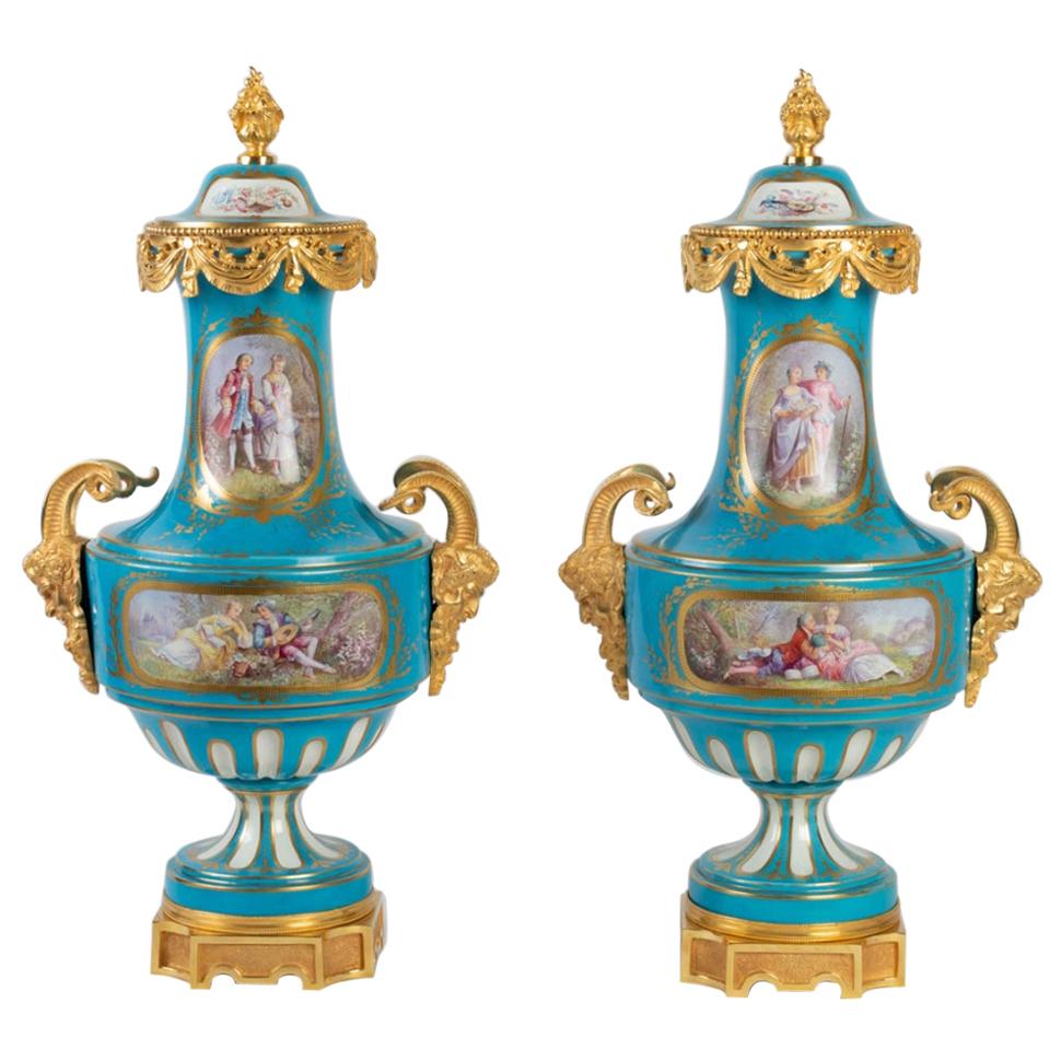 Pair of Vases in Sèvres, Napoleon III