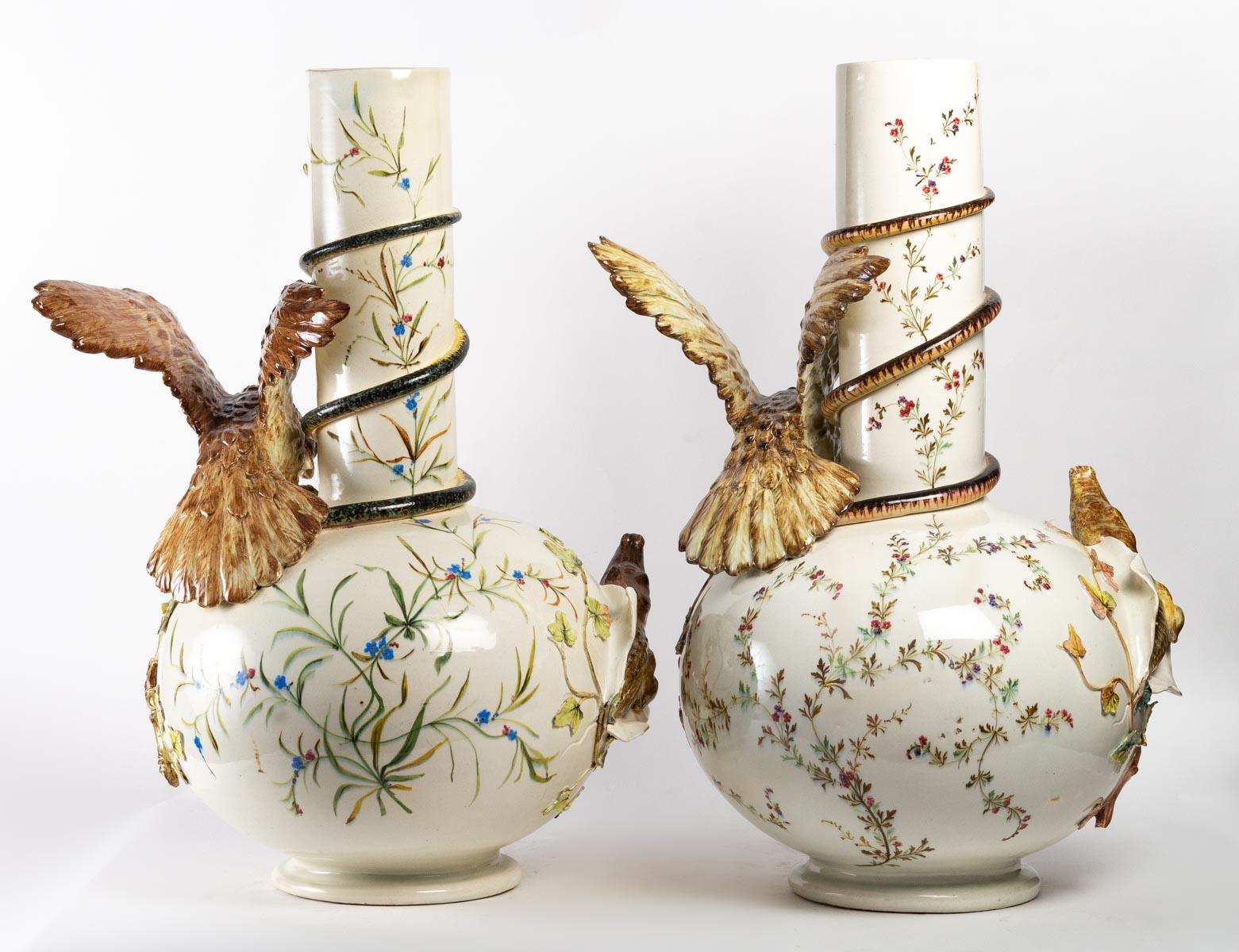 Italian Pair of Vases in Veneto