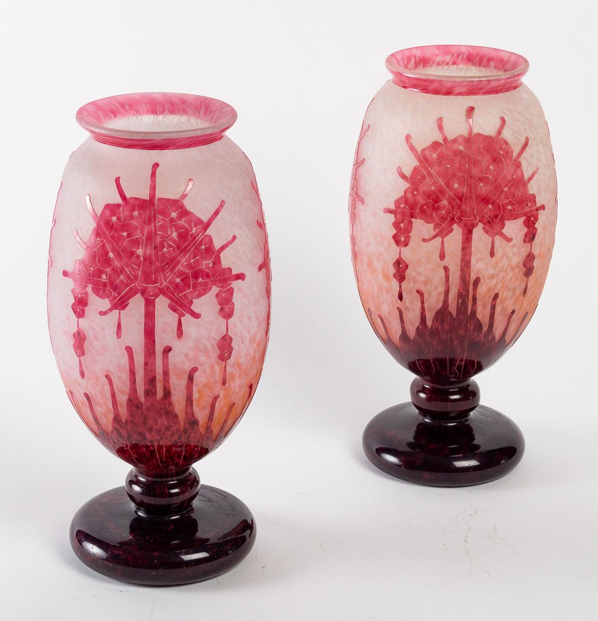 Art Deco Pair of Vases 