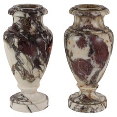 Paire de vases en marbre Italie XIX-XX siècle, fin des années 800 - début des années 900
