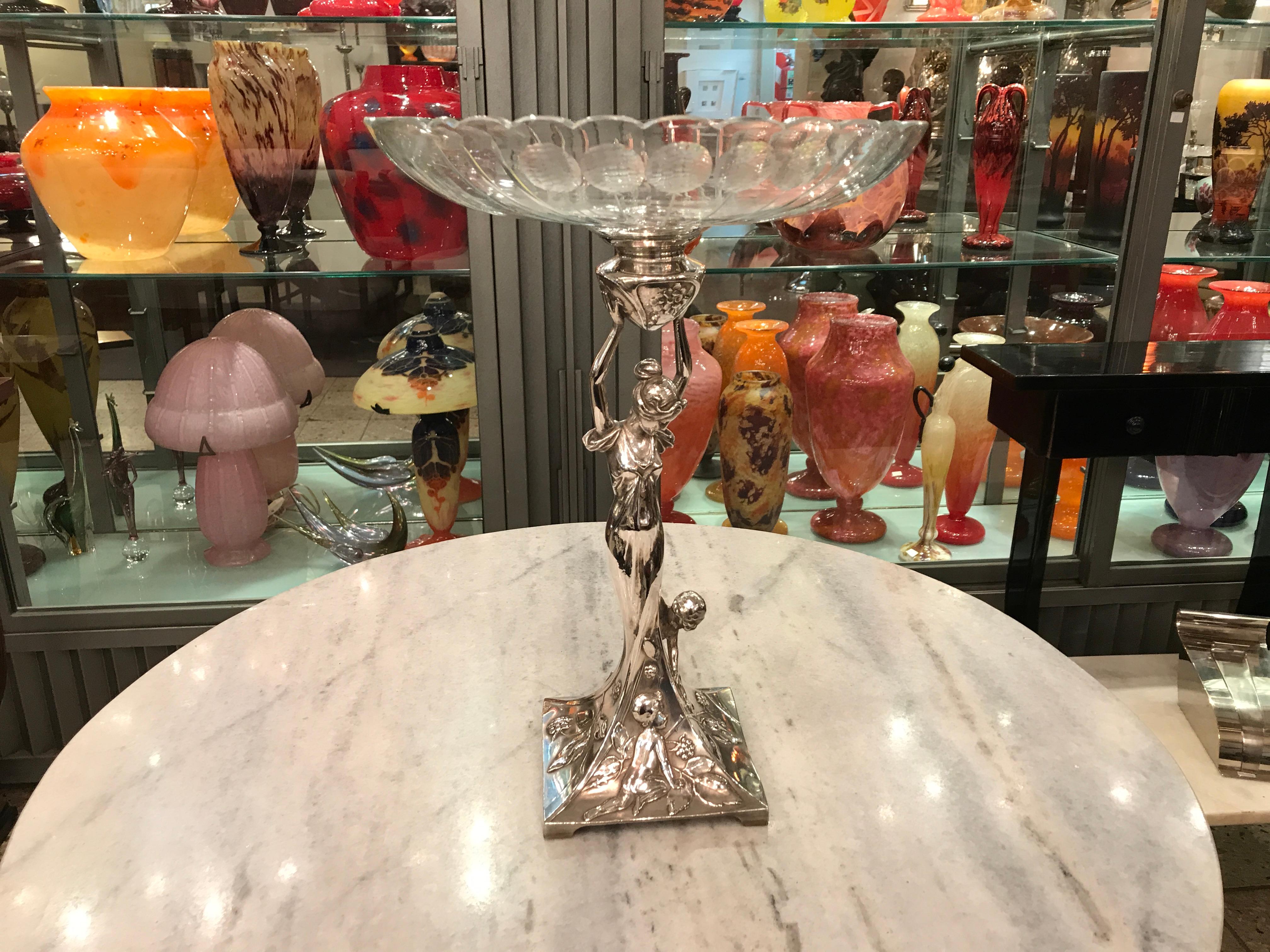Coppia di vasi WMF, Tedesco, Stile: Jugendstil, Art Nouveau, Liberty, 1900 in vendita 10