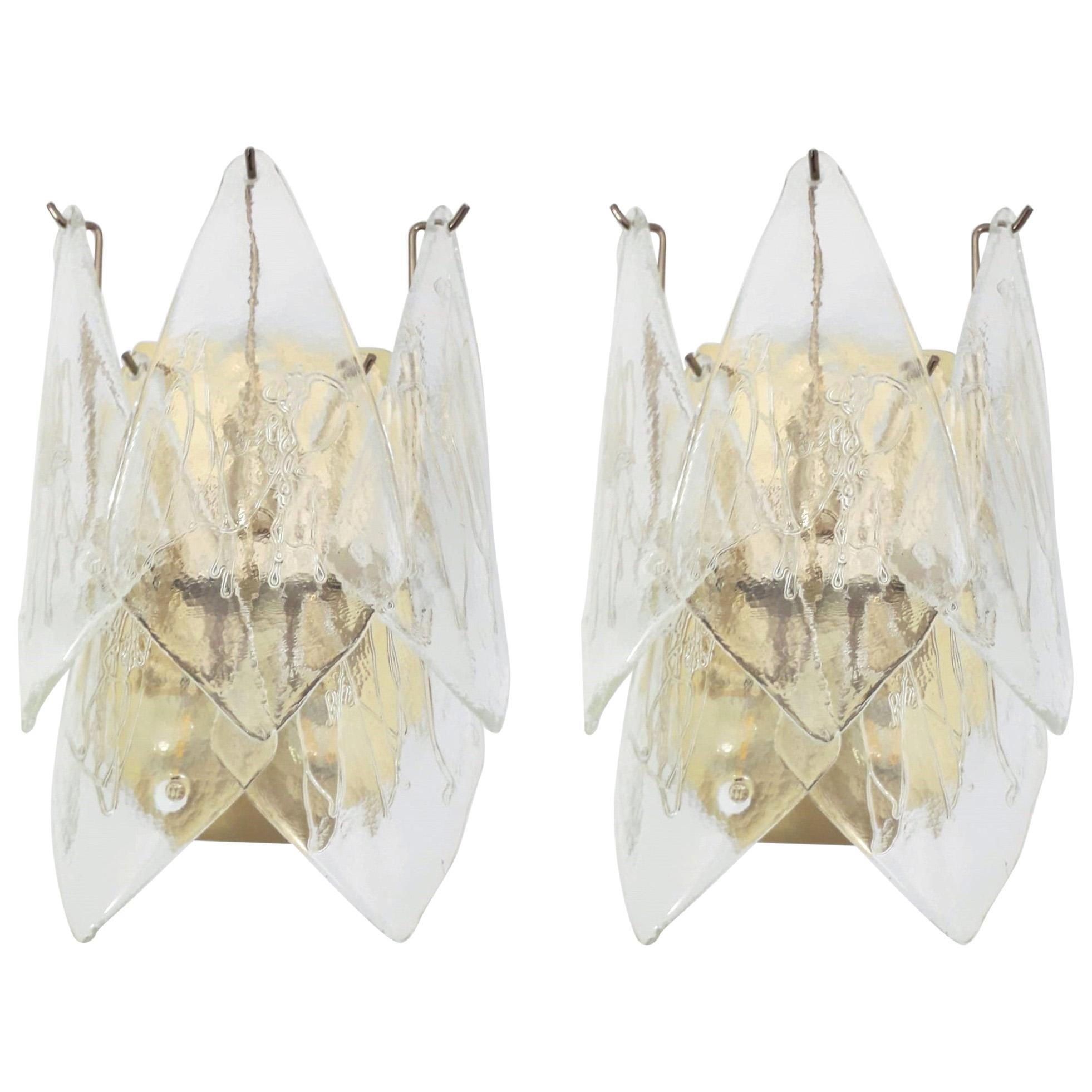 Pair of "Vele" Sconces by La Murrina, 2 Pairs Available
