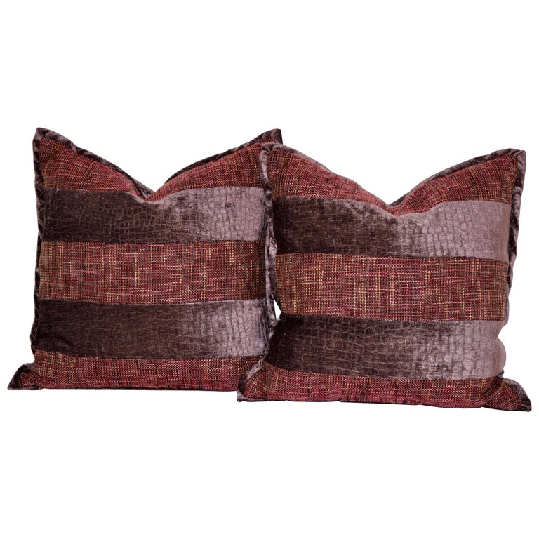 Handmade Velvet Pillows For Sale at 1stDibs handmade pillows