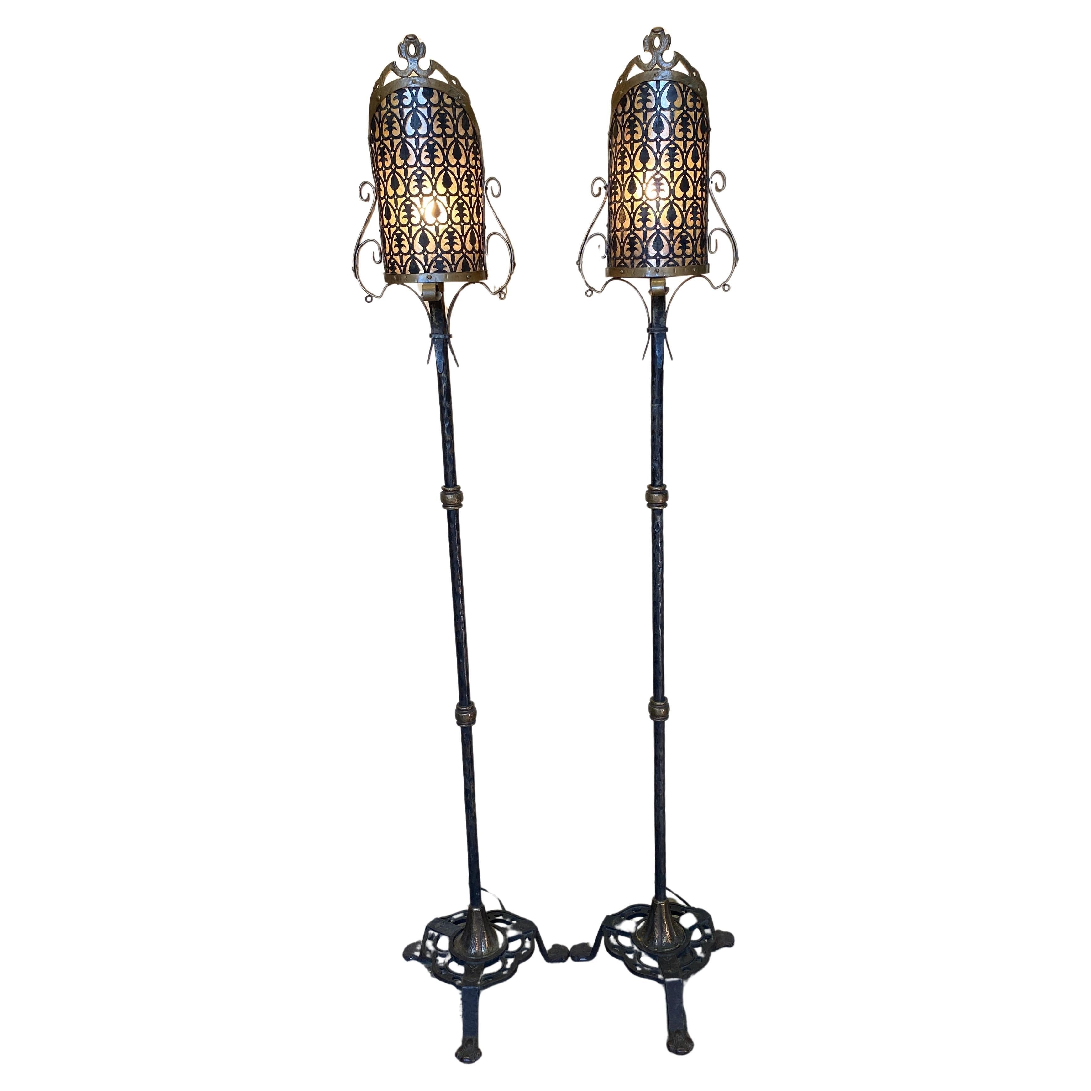Pair of Venetian 19th Century Wrought Iron