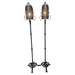 Pair of Venetian 19th Century Wrought Iron