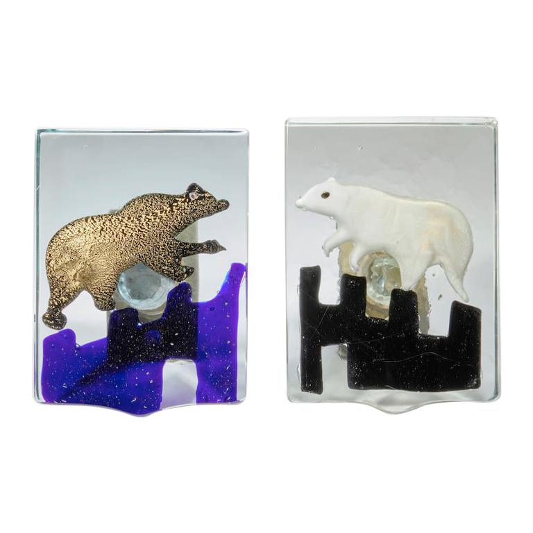 Glass Polar Bear - 20 For Sale on 1stDibs | glass polar bear figurine, polar  bear glass, wedgwood glass polar bear