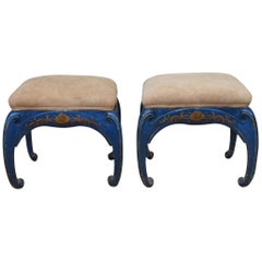 Pair of Venetian Foot Stools