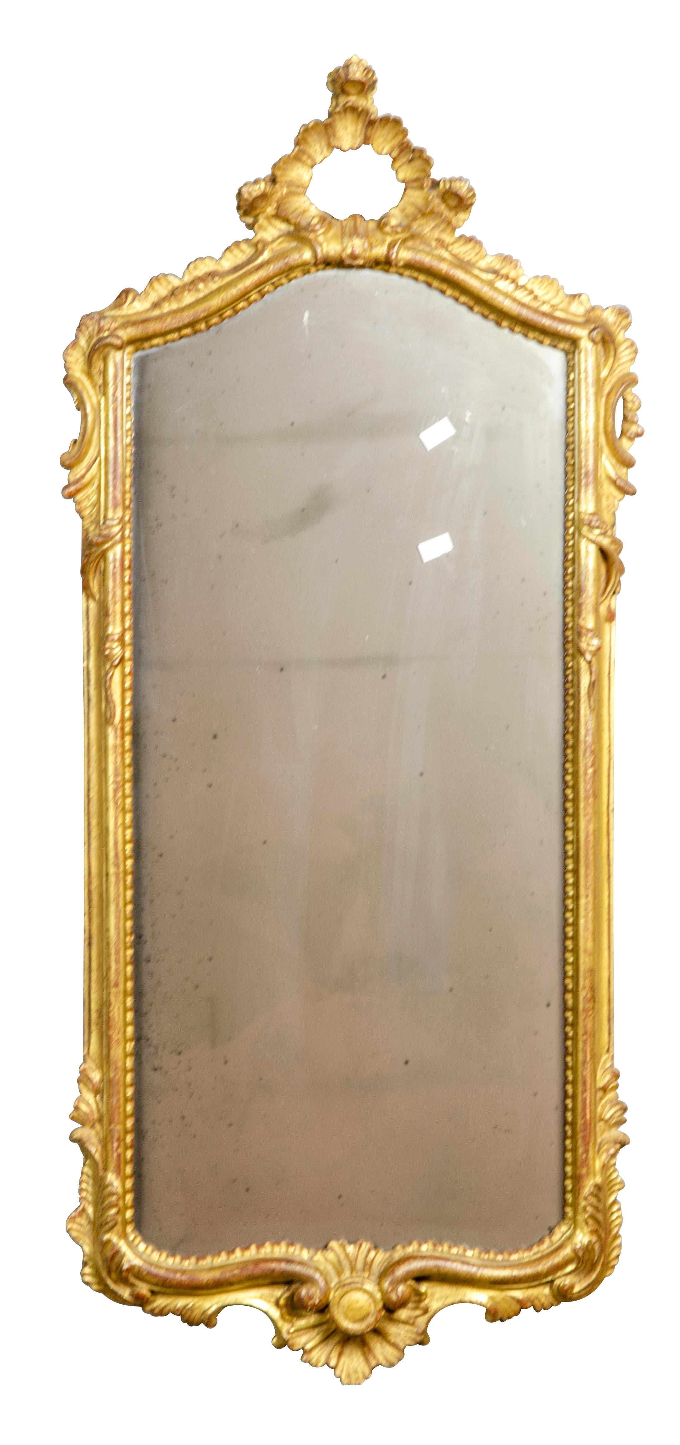 Rococo Pair of Venetian Giltwood Mirrors