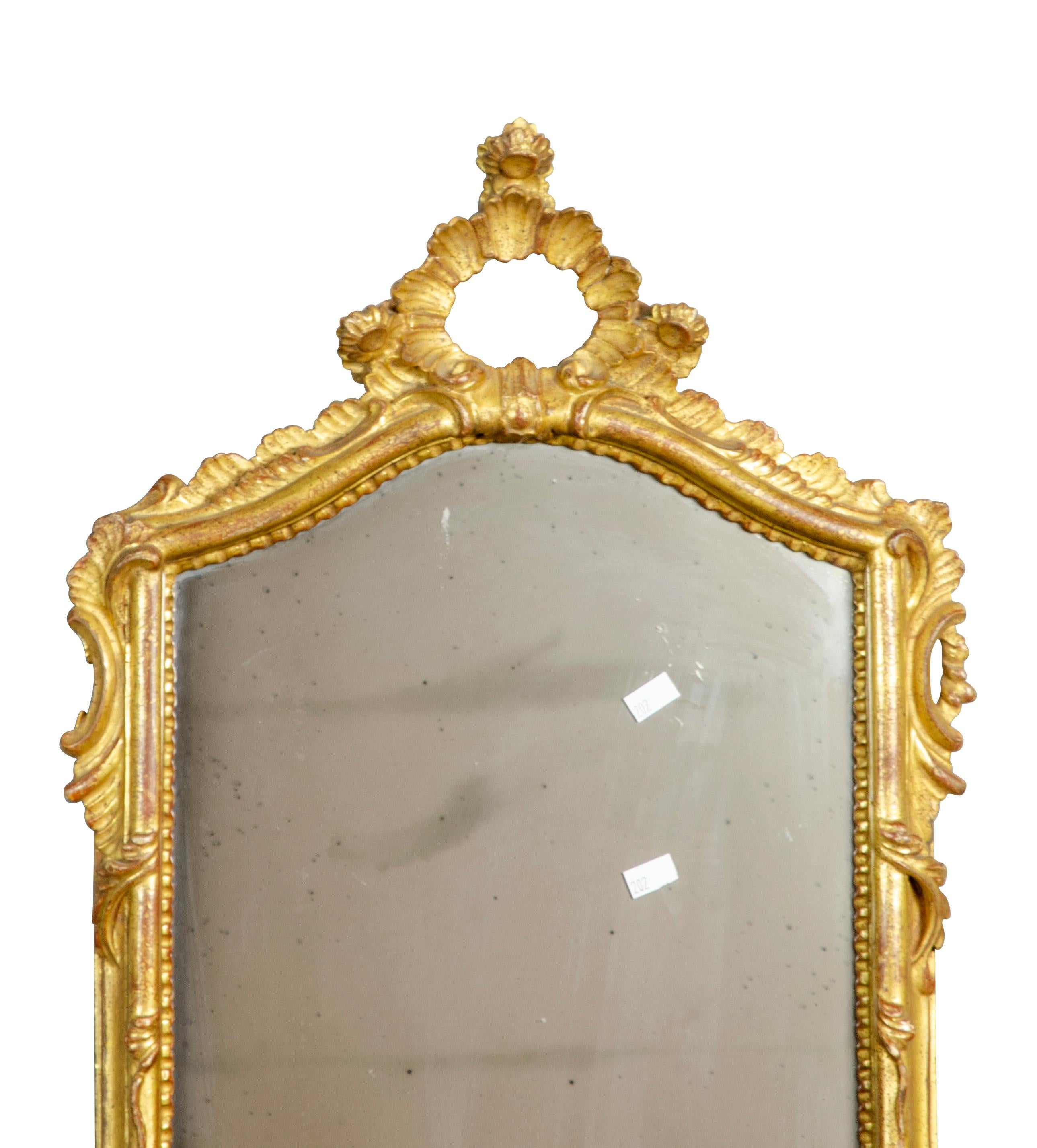 Mid-18th Century Pair of Venetian Giltwood Mirrors