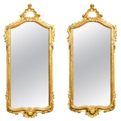 Pair of Venetian Giltwood Mirrors
