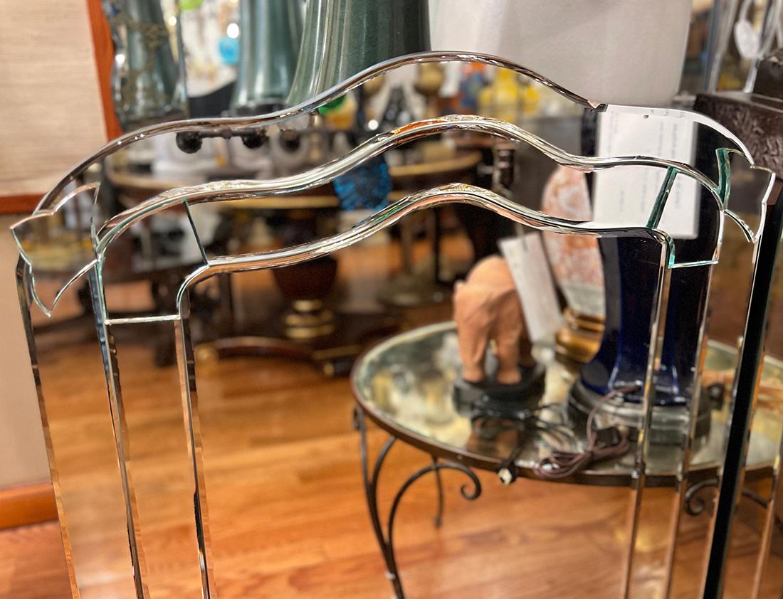 Pair of Venetian Mirrors, Sold Individually In Good Condition For Sale In New York, NY