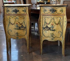 Pair of Venetian Painted Cabinets