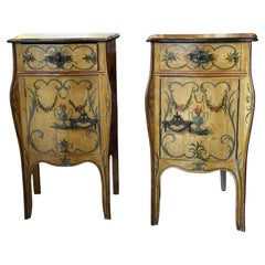 Pair of Venetian Painted Cabinets