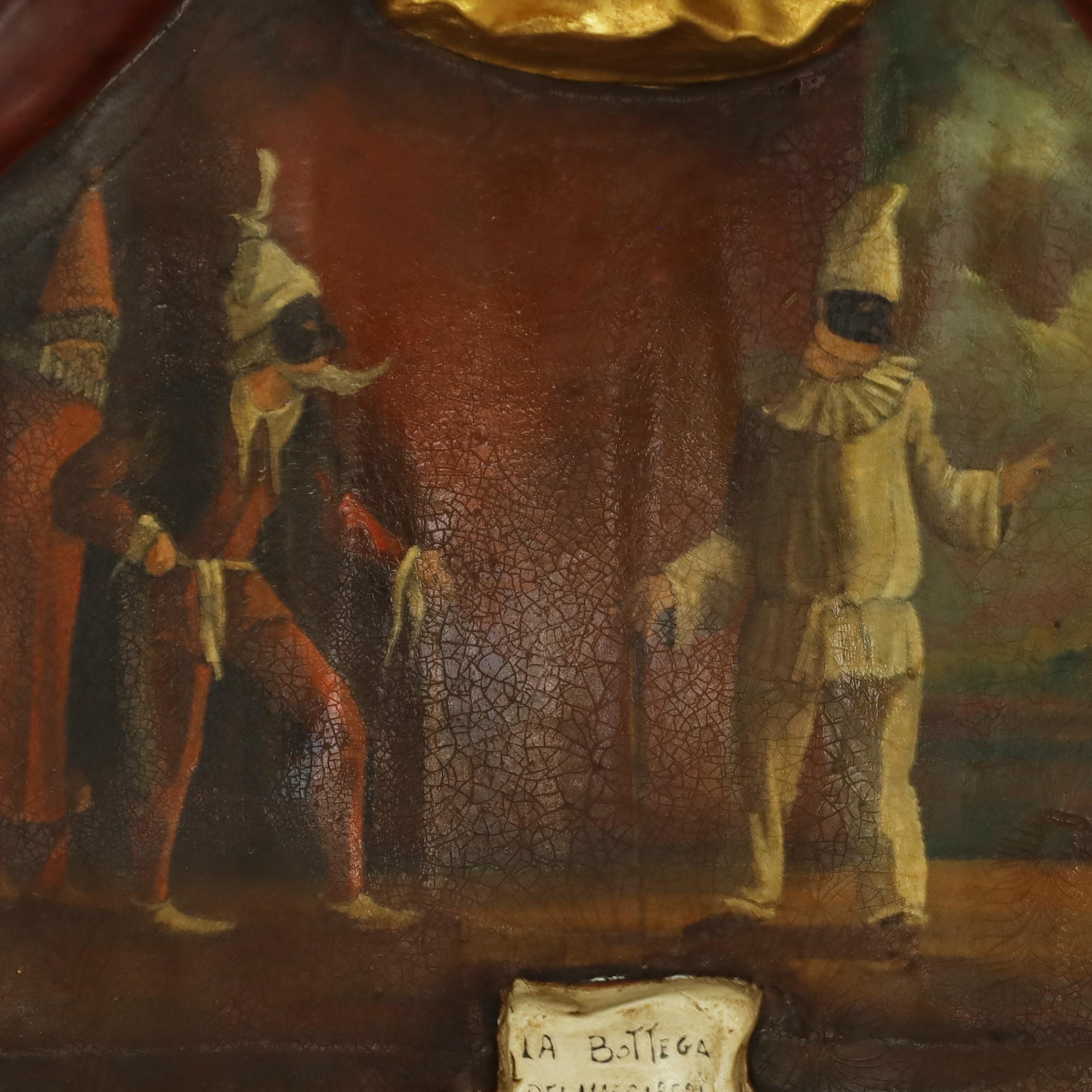 italien Paire de peintures à l'huile vénitiennes de Sergio Boldrin